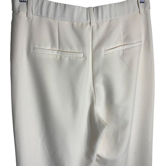 Abercrombie & Fitch A&F Sloane Low Rise Tailored Wide Leg Pant Cream-sz 31 - Picture 12 of 12